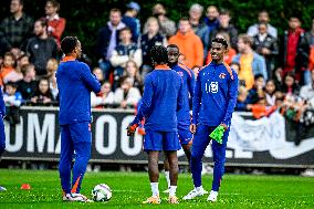 Training and Press Conference Netherlands