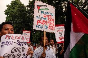 Pro Palestine Rally In Dhaka, Bangladesh