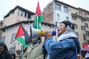 Pro-Palestinian Rally On The Anniversary Of The Hamas Attack On Israel.