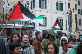 Pro-Palestinian Rally On The Anniversary Of The Hamas Attack On Israel.