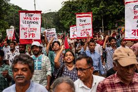 Pro Palestine Rally In Dhaka, Bangladesh