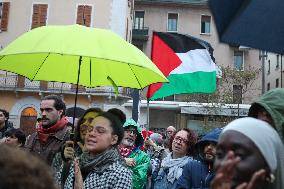 Pro-Palestinian Rally On The Anniversary Of The Hamas Attack On Israel.