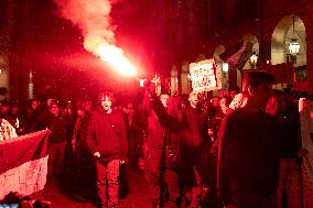 Pro-Palestinian Demonstrations In Turin.