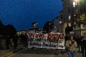 Pro-Palestinian Demonstrations In Turin.