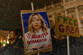 Pro-Palestinian Demonstrations In Turin.