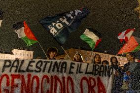 Pro-Palestinian Demonstrations In Turin.