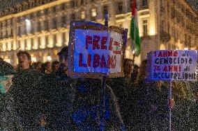 Pro-Palestinian Demonstrations In Turin.