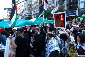 Demonstration Of The One Year Anniversary Of Hamas Attack On Israel