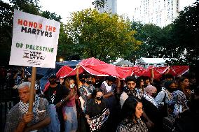 Demonstration Of The One Year Anniversary Of Hamas Attack On Israel