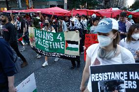 Demonstration Of The One Year Anniversary Of Hamas Attack On Israel