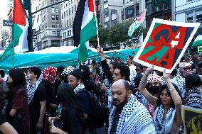 Demonstration Of The One Year Anniversary Of Hamas Attack On Israel