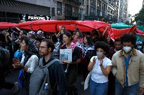 Demonstration Of The One Year Anniversary Of Hamas Attack On Israel