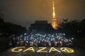 Silent prayer for Gaza victims