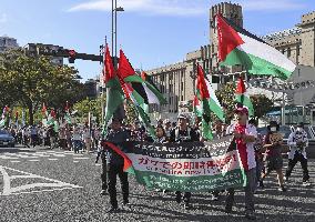 Anti-war rally in Japan