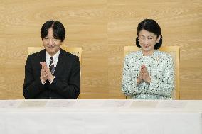 Japan crown prince at ceremony in Kyoto