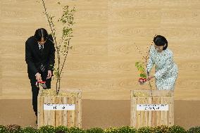 Japan crown prince at ceremony in Kyoto