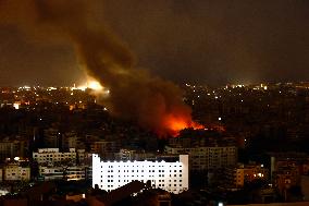 Israeli Air Strike - Beirut