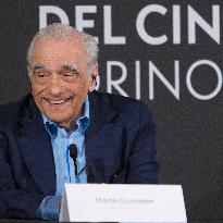 Martin Scorsese At A Press Conference At National Museum Of Cinema -Turin