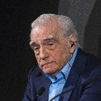 Martin Scorsese At A Press Conference At National Museum Of Cinema -Turin