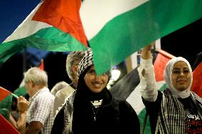 Protest March Against The War In Gaza.