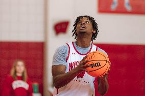 Wisconsin Badgers Men's Basketball Team Holds Local Media Day