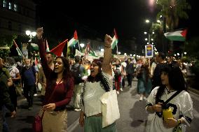 Protest March Against The War In Gaza.