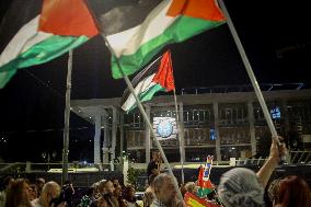 Protest March Against The War In Gaza.