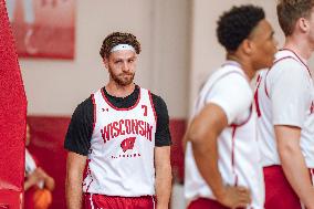 Wisconsin Badgers Men's Basketball Team Holds Local Media Day