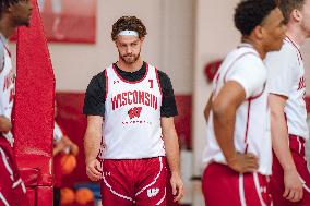 Wisconsin Badgers Men's Basketball Team Holds Local Media Day