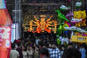 Celebration Of Durga Festival In Kolkata.