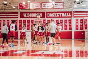 Wisconsin Badgers Men's Basketball Team Holds Local Media Day