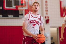 Wisconsin Badgers Men's Basketball Team Holds Local Media Day