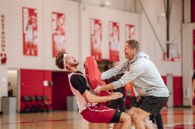 Wisconsin Badgers Men's Basketball Team Holds Local Media Day