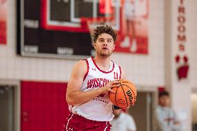 Wisconsin Badgers Men's Basketball Team Holds Local Media Day