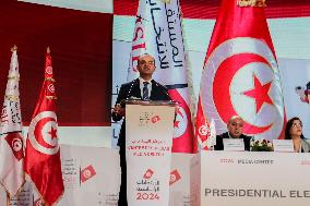 Tunisian Election Commission Announces Preliminary Results Of The Presidential Election In Tunis