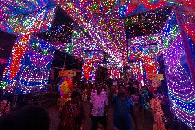 Celebration Of Durga Festival In Kolkata.