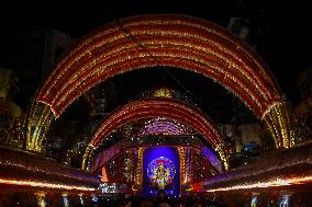 Celebration Of Durga Festival In Kolkata.