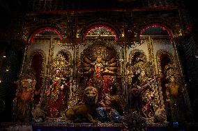 Celebration Of Durga Festival In Kolkata.