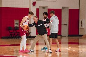 Wisconsin Badgers Men's Basketball Team Holds Local Media Day