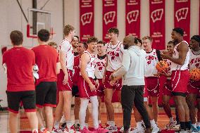 Wisconsin Badgers Men's Basketball Team Holds Local Media Day