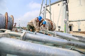 Substation Construction in Nanjing