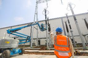 Substation Construction in Nanjing