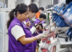 A Car Harness Production Line in Handan