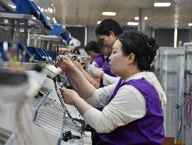 A Car Harness Production Line in Handan