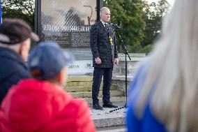 Memorial ceremony to mark the anniversary of Hamas attack