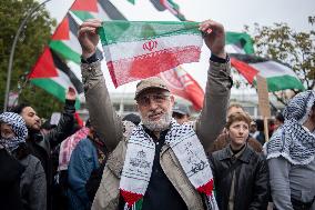 Thousands Of Demonstrators March In Support Of Palestine - Berlin