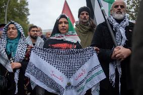 Thousands Of Demonstrators March In Support Of Palestine - Berlin