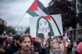 Thousands Of Demonstrators March In Support Of Palestine - Berlin