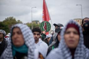 Thousands Of Demonstrators March In Support Of Palestine - Berlin