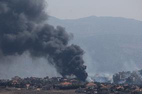 Israeli Airstrikes In Nabatieh Governorate - Lebanon